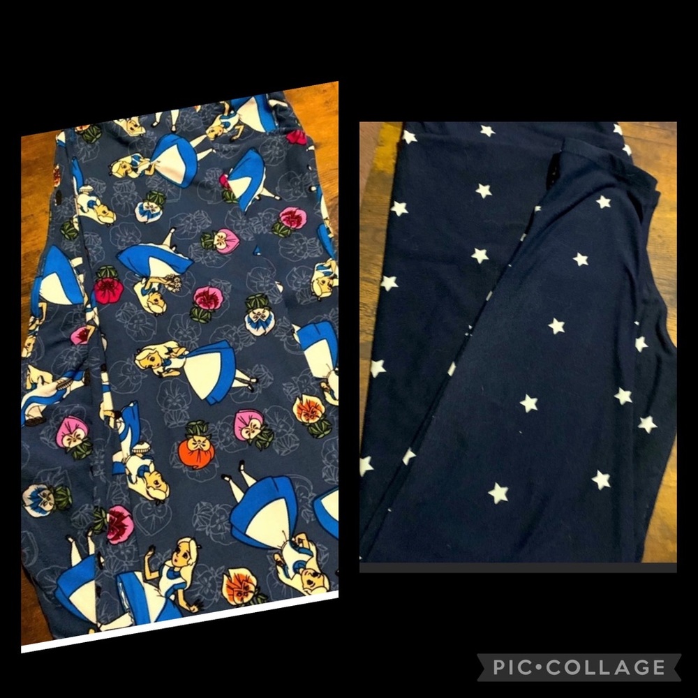 LulaRoe leggings Bundle Disney and Americana